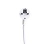 66345 6 prodluzovaci kabel bila zasuvkova lista s 5 zasuvkami 3 m 40