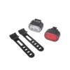 73218 2 vodotesna usb cyklisticka lampa ipx4 sada predni zadni 120