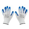 64056 1 ochranne rukavice z polyesteru velikost 10 latex bilo modre 12 240