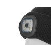 122196 3 zimni cepice s led lampickou cerna