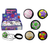 43584 4 micek na gumce s paskem barevne struktury 6cm