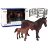 48792 3 sada 2 figurek kone ohrada figurka kun hribe