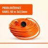 6669 8 prodluzovaci kabel 50 m 1 ks zasuvky 3x2 5mm
