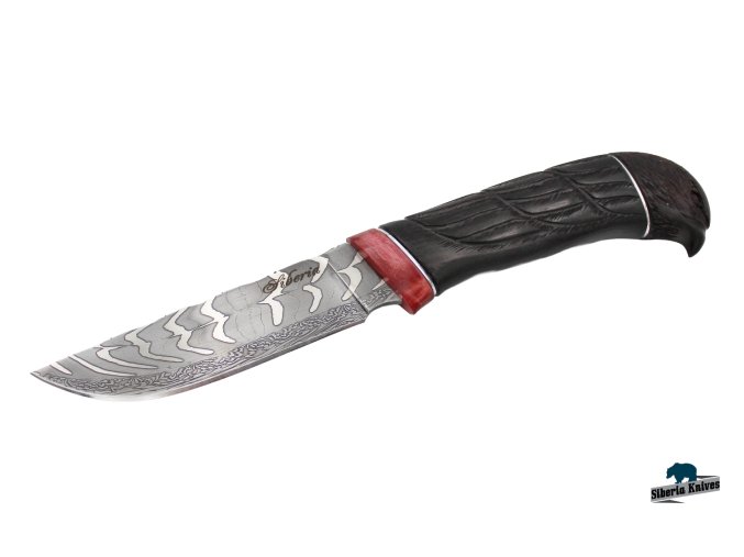 Exkluzivní nůž z damašku Ptáček