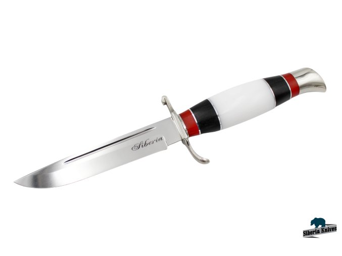 Dýka z prémiové nerezové oceli Bohler N690 s názvem Dýka NKVD