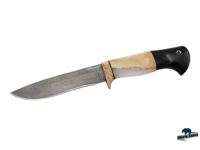 Ručně vyrobený nůž z damaškové oceli Elysion