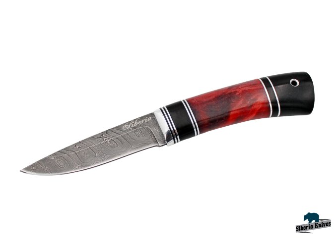 Ručně vyrobený nůž z damaškové oceli Šikula