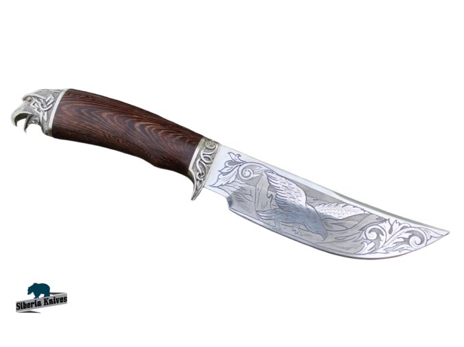 Ručně kovaný nůž z oceli CH12MF Orel