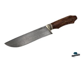 Damaškový nůž s názvem Pčak - karelská bříza