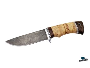 Lovecký nůž damascenské oceli Oskárek