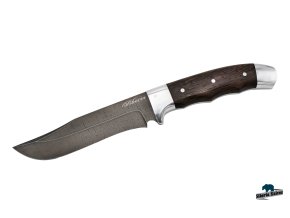 Lovecký nůž z damascenské oceli Lišák