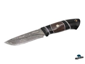 Exkluzivní nůž z laminovaného damašku Black Horse 2