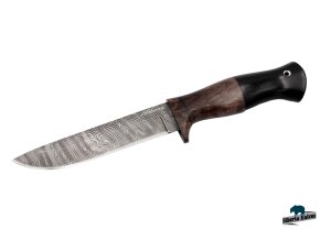 Ručně kovaný nůž z damaškové oceli s názvem Sentinel II