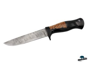 Ručně kovaný nůž z damaškové oceli s názvem Sentinel III