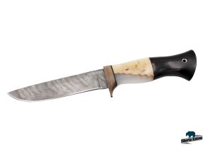 Ručně kovaný nůž z damaškové oceli s názvem Sentinel IV