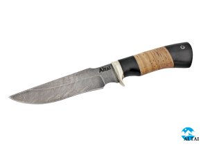 Ručně vyrobený nůž z damaškové oceli Lovec