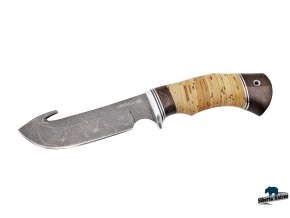 Lovecký nůž z damaškové oceli Tygr