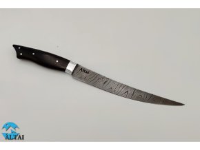 Filetovací nůž z damaškové oceli Fisherman
