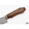 Damaškový nůž s názvem Pčak - karelská bříza