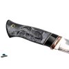 Ultra exkluzivní nůž z damaškové oceli a oceli S390 Huntsman