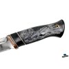 Ultra exkluzivní nůž z damaškové oceli a oceli S390 Huntsman