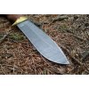 Nůž z damaškové oceli Tuleň - mahagon
