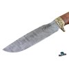 Ručně kovaný lovecký nůž z damaškové oceli Tesák