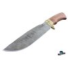 Ručně kovaný lovecký nůž z damaškové oceli Tesák
