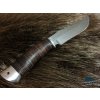 Ručně kovaný lovecký nůž z damaškové oceli Buchar 1