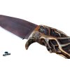 Ručně kovaný nůž z damascenské oceli Šiveluč