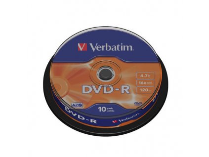 Disk Verbatim DVD-R 4,7GB, 16x, 10cake