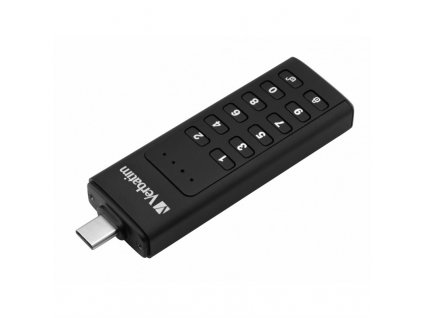 Flash USB Verbatim Keypad Secure, 32GB, USB-C USB-C - černý