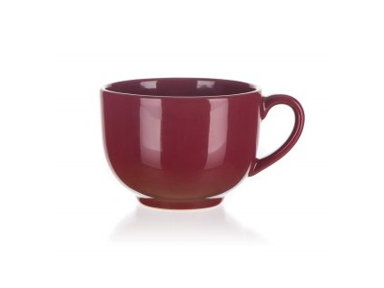 BANQUET Hrnek jumbo keramický NATURAL Bordo 500 ml