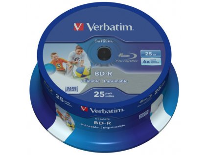 Disk Verbatim BD-R SL 25GB, 6x, 25-cake