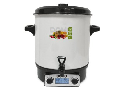 Smaltovaný zavařovací hrnec DOMO DO 42324 PC s LCD displejem, 1800W