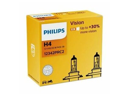Autožárovka Philips Vision H4, 2 ks
