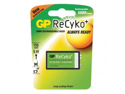 Baterie nabíjecí GP RECYKO+ GP15R8HB 9V