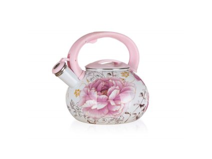Smaltovaná konvice Banquet MAGNOLIA 3 l