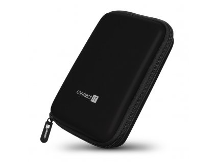 Pouzdro na HDD Connect IT HardShellProtect, skořepinové, pro 2,5" HDD - černé