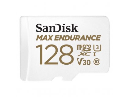 Paměťová karta Sandisk MAX ENDURANCE microSDXC 128 GB + adaptér