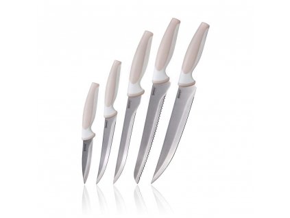 BANQUET Sada nožů TRINITY, 5 ks, krémová