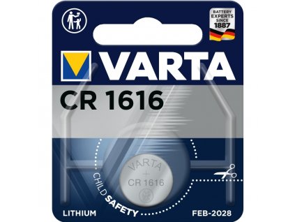 Baterie lithiová Varta CR1616, blistr 1ks