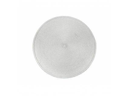 BANQUET Prostírání kulaté TONDO průměr 38 cm, světle šedé