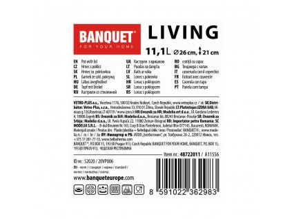 Nerezový hrnec Banquet Living 11,1 l