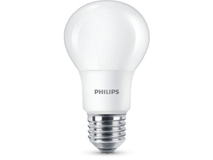 Žárovka LED Philips klasik, 8W, E27. teplá bílá