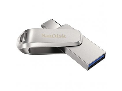 Flash USB Sandisk Ultra Dual Luxe 32GB USB/USB-C - stříbrný