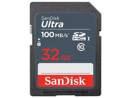 Paměťová karta Sandisk SDHC Ultra 32GB UHS-I U1 (100R/20W)