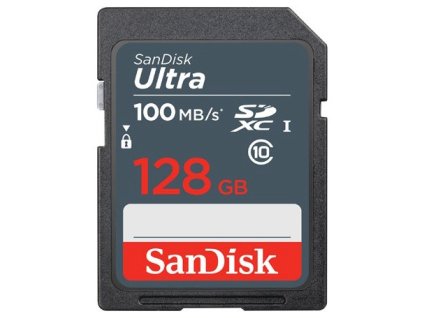 Paměťová karta Sandisk SDXC Ultra 128GB UHS-I U1 (100R/20W)