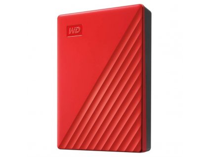 Externí HDD 2,5" Western Digital My Passport Portable 4TB, USB 3.0 - červený