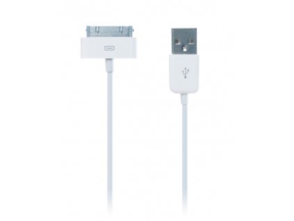 Kabel Connect IT USB/30 pin, MFi, 1m - bílý